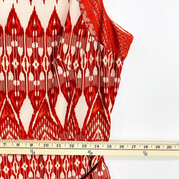 Established 1962 Sun Dress Womens Size 14 Orange Sleeveless A-Line Embroidered - Picture 13 of 14